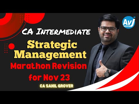 Strategic Management Revision for CA Inter Nov 23