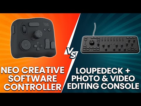 NEO Creative Software Controller vs Loupedeck Photo Video Editing Console - How Are They Different?