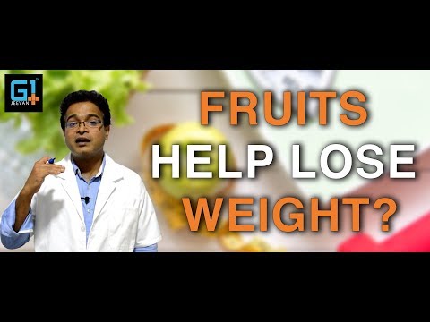 How do fruits help in losing weight?