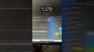 "Part 6" Day 1 of Editing My Film✂️🎞️ #filmtok #filmeditor #premierepro #shortfilm