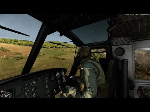 Arma Reforger but this time we fly in a chopper