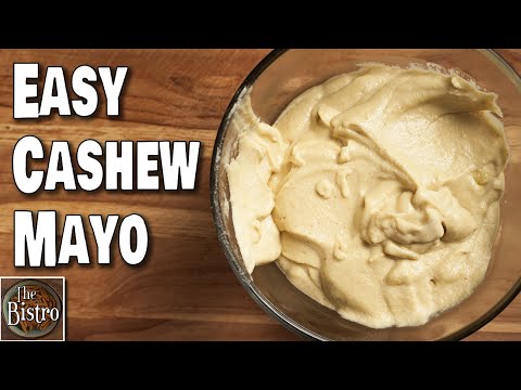 EASY Cashew Mayonnaise Recipe - Plant Based Mayo