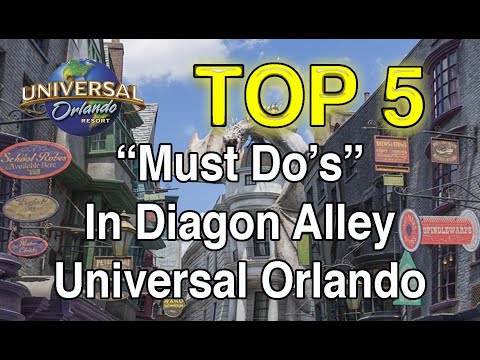 Top 5 "Must Do's" in Diagon Alley