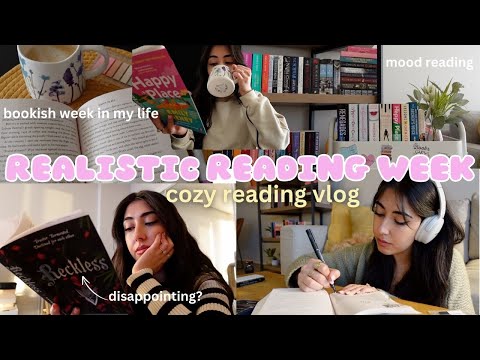 how much I realistically read in a week as a booktuber who works a 9-5📚🫧🩷