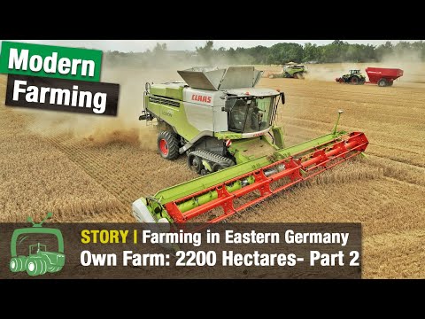 Farming at Gutsverwaltung Schönfelder Hochland | Agriculture | Claas Tractors | Harvest | Part 2