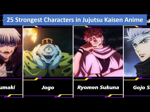 Ra‌nking The 25 Strongest Characters in Jujutsu Kaisen Anime