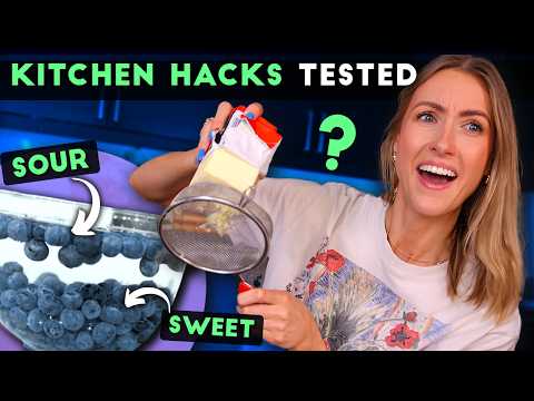 Testing the VIRAL KITCHEN & FOOD HACKS to see what's ACTUALLY worth trying