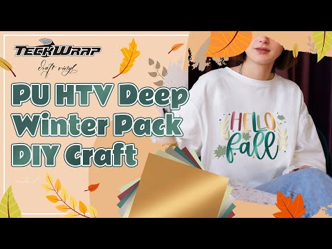 DIY Shirt With TECKWRAP PU HTV | Craft Tutorial