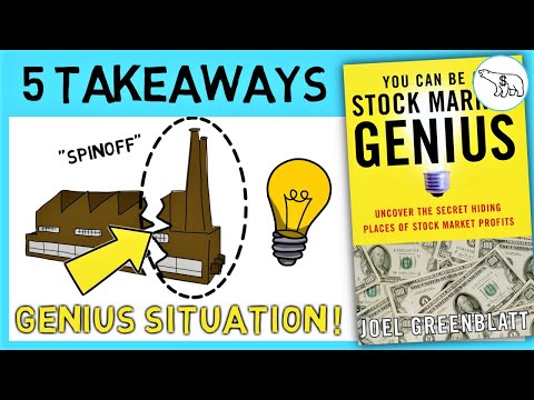 YOU CAN BE A STOCK MARKET GENIUS (BY JOEL GREENBLATT)