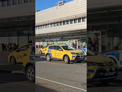 Taxi parking Arlanda Airport #shorts