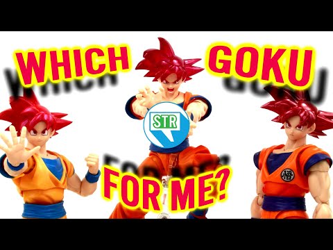 Tamashii Made 3 Super Saiyan God Goku, and I Reviewed them