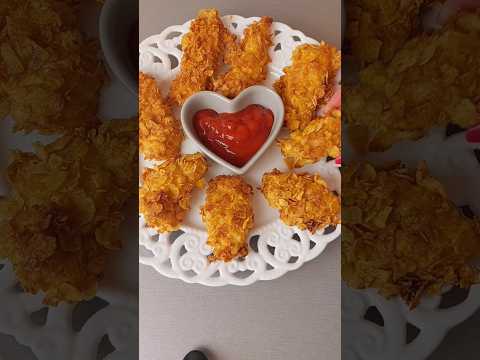 Crispy strips / Pui crocant #food #crispy #mancare #crispychicken