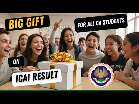 |BIG Gift For All CA Aspirant On ICAI Result First Time|