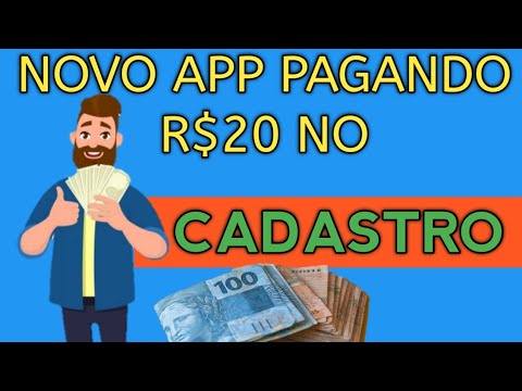 NOVO APLICATIVO PAGANDO R$20 REAIS NO CADASTRO : RENDA EXTRA