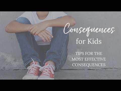 Consequences for Kids (Tips, Tricks, & Ideas)