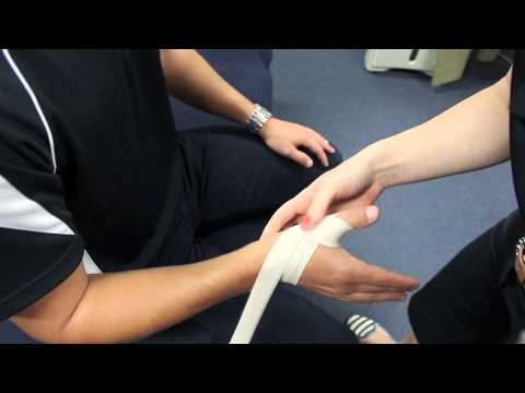 How to tape a thumb for sports - Presented by Pivotal Motion Physiotherapy