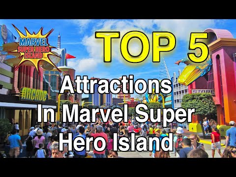 Top 5 "Attractions" At Marvel Super Hero Island