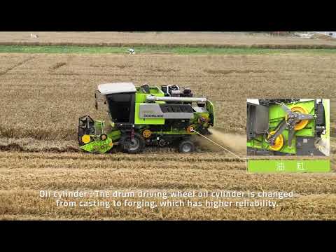 ZOOMLION TE100 Wheeled Wheat Combine Harvester