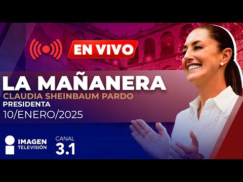 Claudia Sheinbaum | Conferencia de Prensa | En Vivo | 10 de enero de 2025