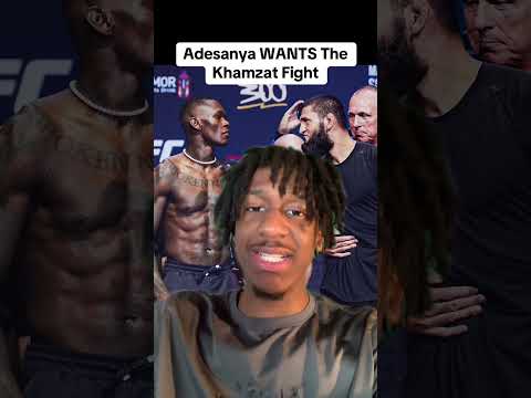 Adesanya WANTS Chimaev Next #ufc #israeladesanya #khamzatchimaev #ufcnews