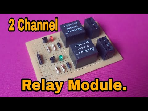 How to make a 5v 2 Channel relay module|| Simple|| By Technical Tushar.