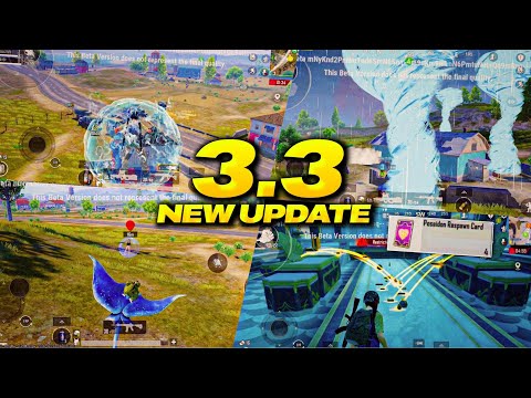 BGMI 3.3 UPDATE RELEASE DATE | GAMEPLAY, ATLANTIS CITY, BEST FEATURES, NEW CHANGES | LION X YT