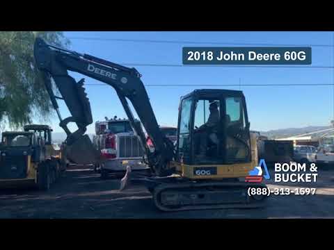 2018 John Deere 60G | Used Excavator | Used Heavy Equipment | boomandbucket.com