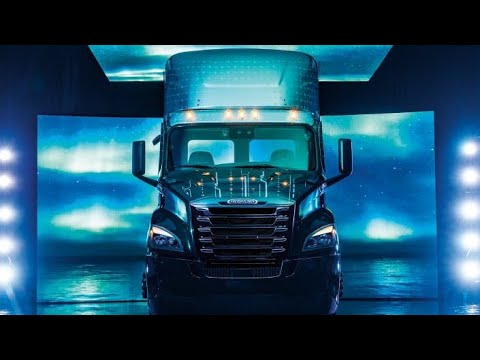 2024 Freightliner eCascadia #ElectricTruck, First Look! #freightlinerecascadia #truck #new #4k