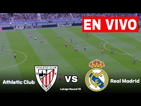 🔴 REAL MADRID VS ATHLETIC BILBAO PARTIDO EN VIVO / LIGA ESPAÑOLA - JUEGA MBAPPE