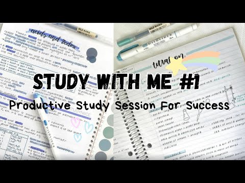 Study With Me #1 - Science Mind-Mapping📚