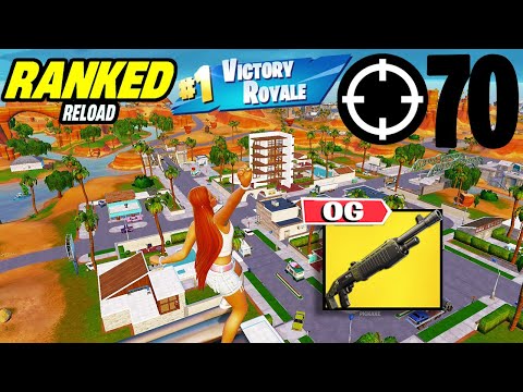 70 Elimination Solo Vs Squads "Ranked RELOAD" Gameplay Wins (Fortnite PS4 Controller On PC)