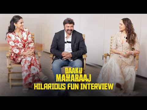 Daaku Maharaj Hilarious Fun Interview | Nandamuri Balakrishna | Shraddha Srinath | Pragya Jaiswal