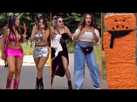 Why Do These Girls Scream So Loud ?! Angry Carrot Prank !!