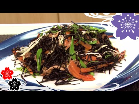 Boiled Hijiki✿Japanese Food Recipes TV