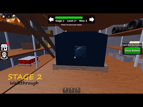 Roblox Button Escape Stage 2 Walkthrough