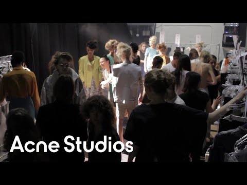 Acne Studios Women's Resort 2012 Presentation Backstage