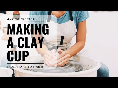 Throwing my Origin Cup on the Pottery Wheel with final result | TAKO Pottery Studio