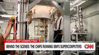 Richard Quest Helps Put Together an IBM Dilution Refrigerator