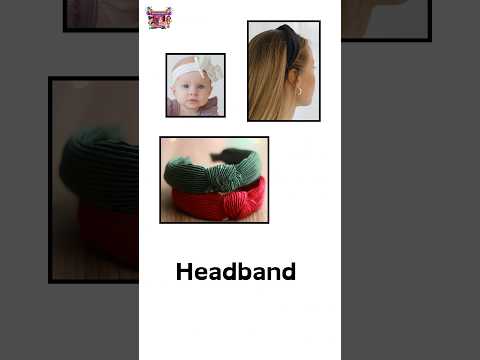 Women Hair Accessories Vocabulary Words | #shorts | #learnenglish | #ytshorts | #vocabulary