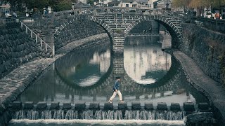 日本九州｜福岡長崎｜路面電車｜眼鏡橋｜新地中華街｜珈琲富士男｜獵戶座飯店