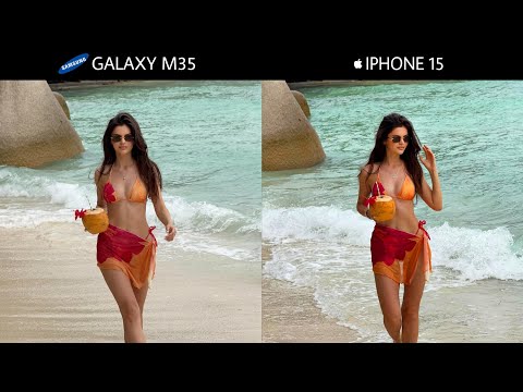 The New Samsung Galaxy M35 VS iPhone 15 | Camera Test