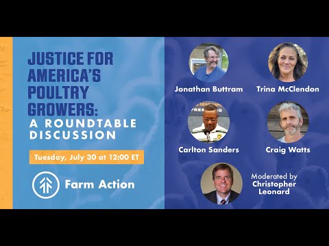 Justice for America’s Poultry Growers: A Roundtable Discussion