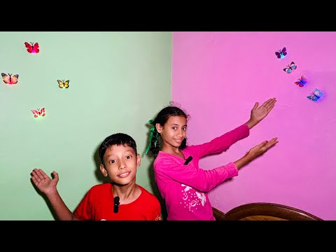 Butterfly 🦋 light laaye for room 😍❤️ #vlog