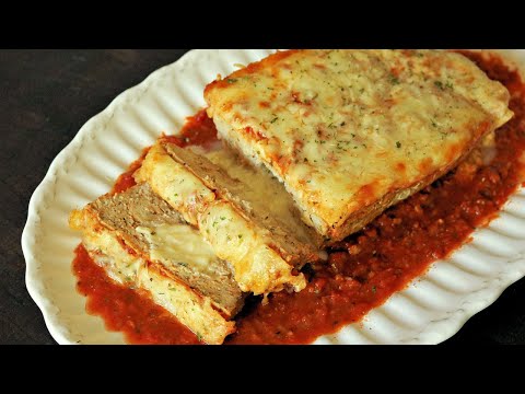 Cheesy Italian Ground Chicken Meatloaf