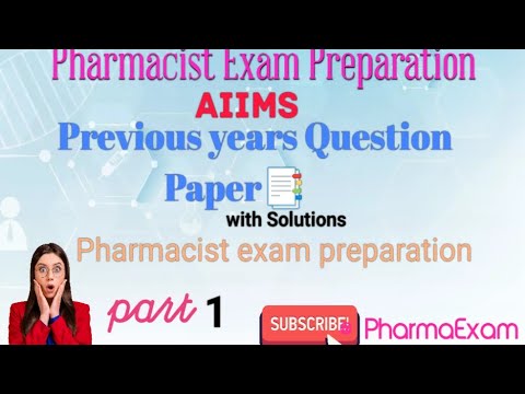 Pharmacist Previous years question// Important MCQs #aiims #pharmacistexampreparation #pharmacist