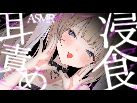 🔴【ASMR♡KU100】ぐにゅ♡M細胞活性化♡耳奥まで浸食されてぶっとび宇宙変異♡耳かき♡極上の睡眠導入【Triggers for Sleep/ear cleaning/whispering】