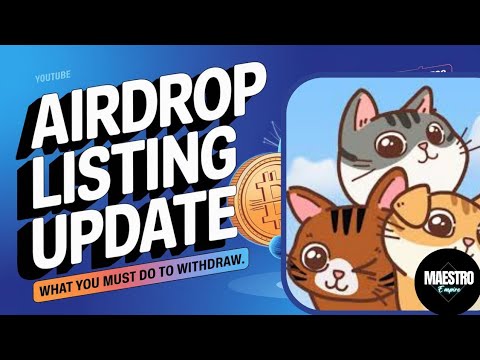 Catizen Airdrop Listing update|| What you must do NOW to withdraw.