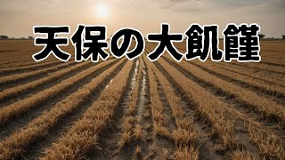 「天保の大飢饉」いまさら聞けない日本の出来事。 #天保の大飢饉 #江戸時代 #大塩平八郎の乱