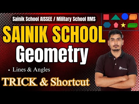 Sainik school maths | Sainik School Math Question | Lines & Angle for Sainik maths by Suraj Sharma