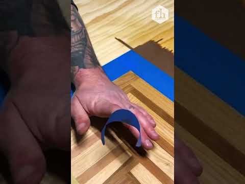 Man Builds DIY Plywood End Table With Beautiful Flush Inlay